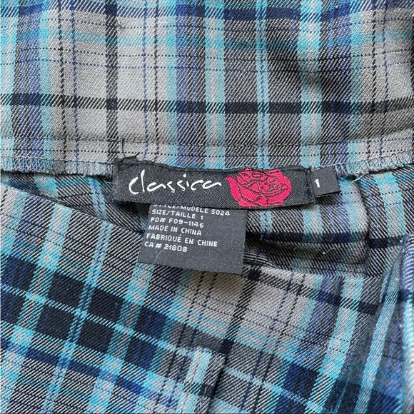 Vintage Plaid Pleated Tennis Skirt - Picture 5 of 6